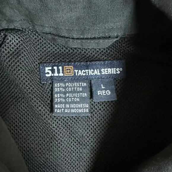 5.11 Tactical Men's Taclite Professional Long-Sleeve Work Shirt, Teflon Treated - Picture 12 of 12